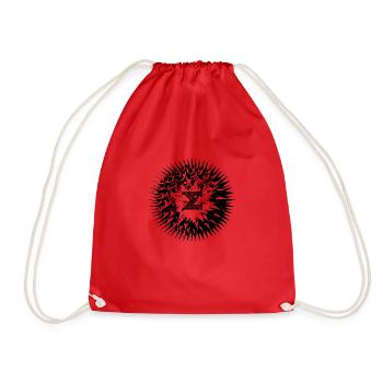 Sigmaball - Drawstring Bag - red - Front