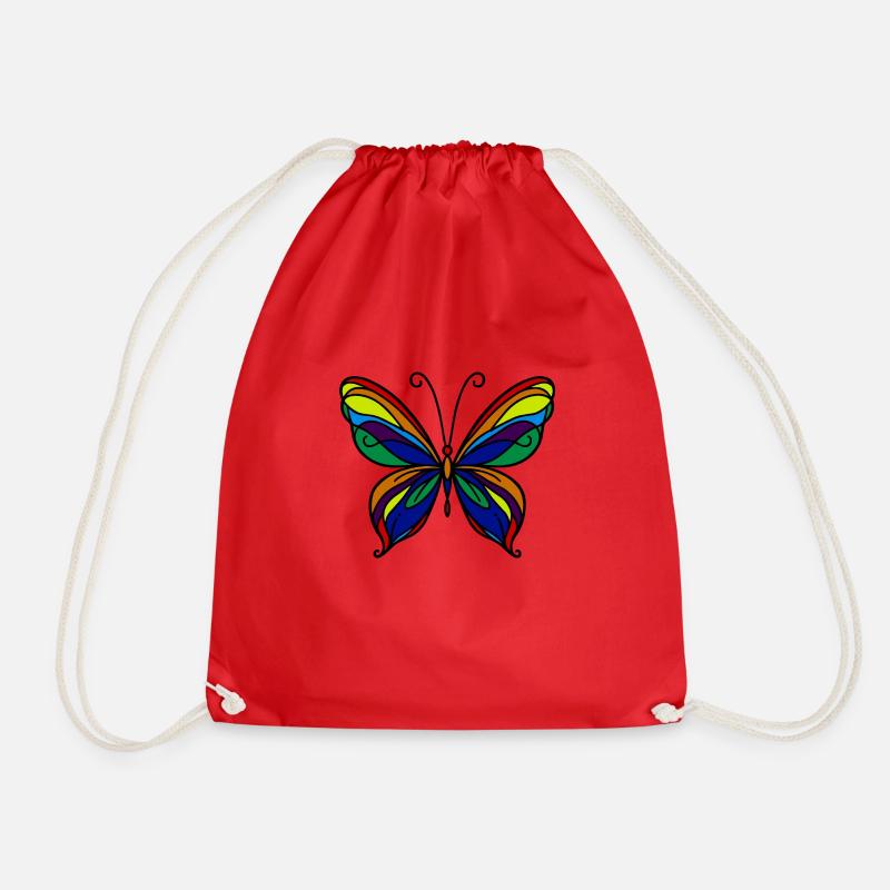 Papillon - Sac de sport léger - rouge