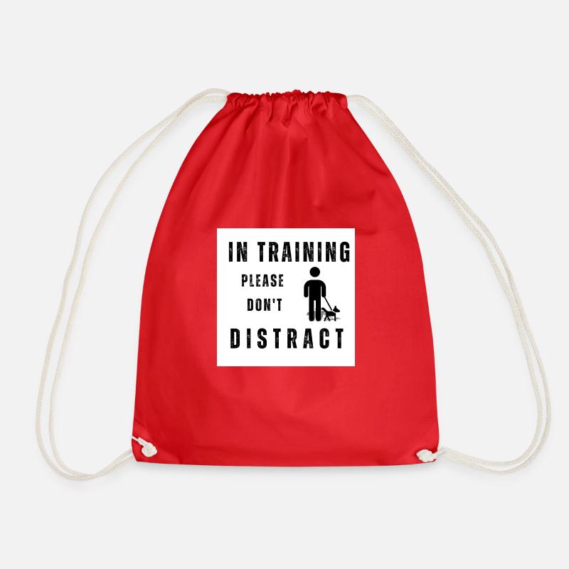 Hundetraining - Turnbeutel - Rot