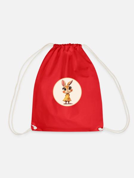 Hase - Turnbeutel - Rot