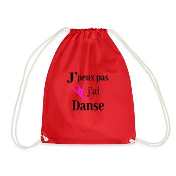 j peux pas j ai Danse danse classique passionnée - Sac de sport léger - rouge - Devant