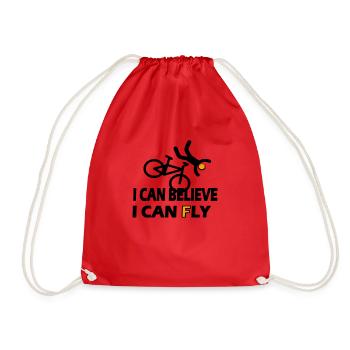 VELO CYCLISTE RIGOLO - Sac de sport léger - rouge - Devant