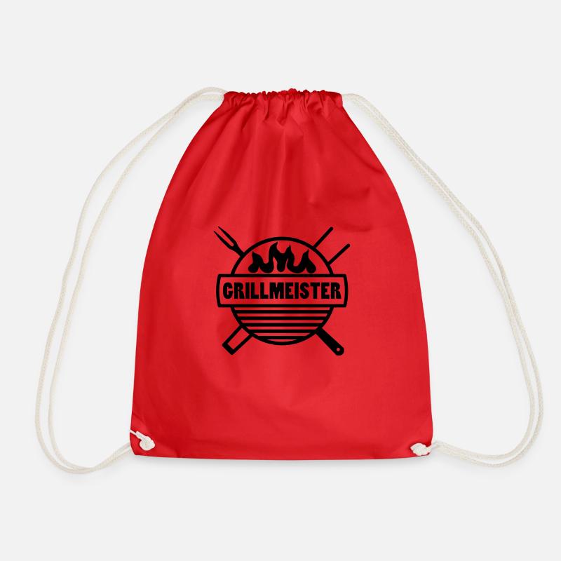 Grillmeister - Turnbeutel - Rot