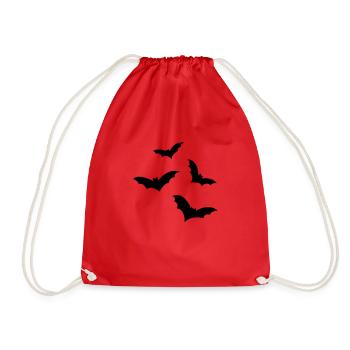 Chauve-souris - Sac de sport léger - rouge - Devant