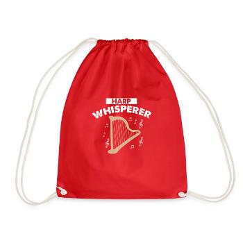 Conceptions de joueurs de harpe pour les conceptions de joueurs de harpe - Sac de sport léger - rouge - Devant