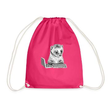 MIGNON FURET GEEK - Sac de sport léger - fuchsia - Devant