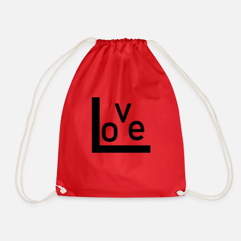 Love - Turnbeutel - Rot
