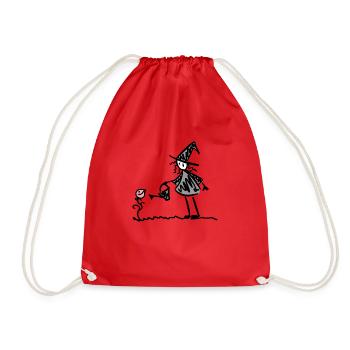 Witch Plant - Drawstring Bag - red - Front