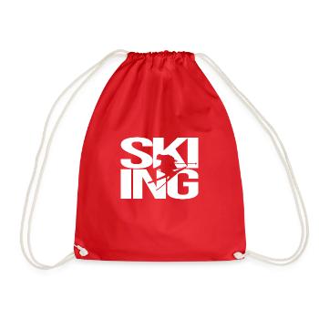 ski - Sac de sport léger - rouge - Devant