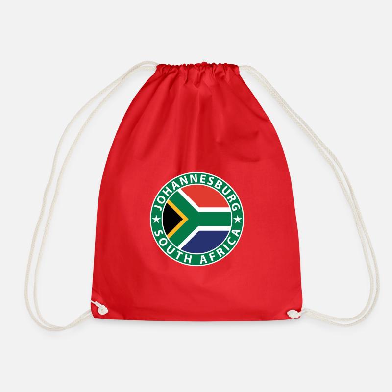 Johannesburg - Drawstring Bag - red