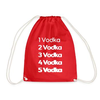 Vodka - Turnbeutel - Rot - Vorne
