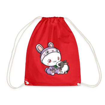 Puni-Trèfle - Sac de sport léger - rouge - Devant
