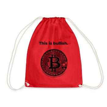 This is bullish. BTC - Sac de sport léger - rouge - Devant