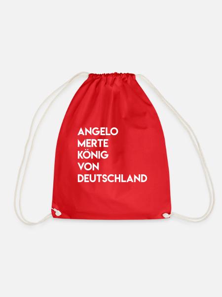 Angelo Merte King of Germany - Drawstring Bag - red