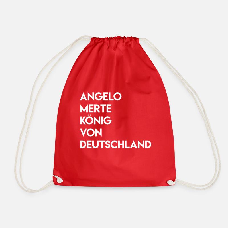 Angelo Merte König von Deutschland - Turnbeutel - Rot