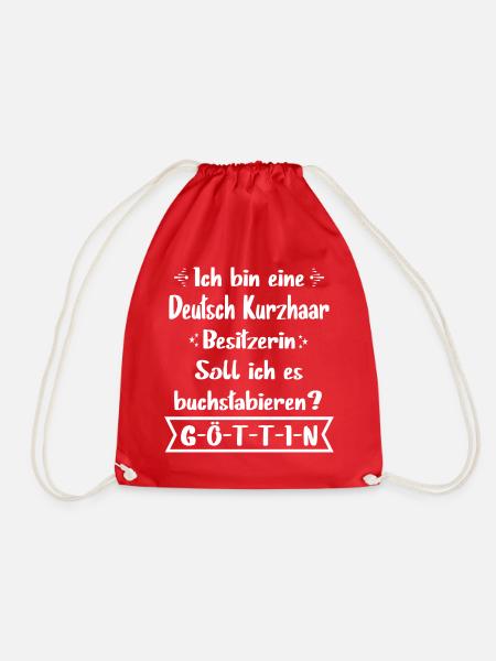 Deutsch Kurzhaar - Deutsch Kurzhaar - Turnbeutel - Rot