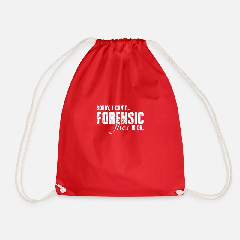 Désolé, je ne peux pas forensic files est activé - forensic - Sac de sport léger - rouge
