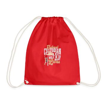 Gardien d’école Un rôle clé dans tant de vies - - Sac de sport léger - rouge - Devant
