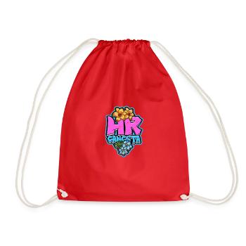 HR Gangsta - fleurs - Sac de sport léger - rouge - Devant