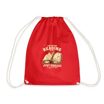 Une journée sans lire, c’est comme une blague que j’ai - Sac de sport léger - rouge - Devant