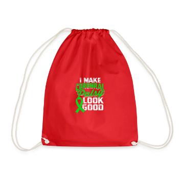 I make cerebral palsy look good - cerebral palsy - Drawstring Bag - red - Front