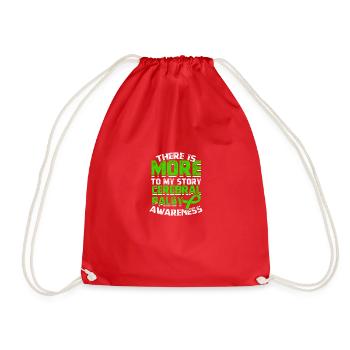 Il y a plus dans mon histoire - la paralysie cérébrale - Sac de sport léger - rouge - Devant