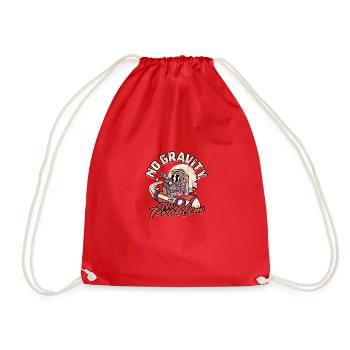 No Gravity, No Problem - Space - Drawstring Bag - red - Front