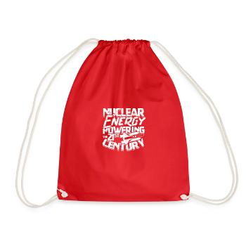 Nuclear Energy: Powering the 21st Century - - Drawstring Bag - red - Front