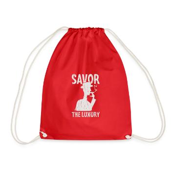 Savourez le luxe - Cigare - Sac de sport léger - rouge - Devant