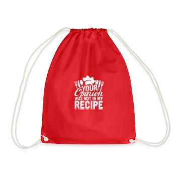Votre avis n’était pas dans ma recette - Cuisine - Sac de sport léger - rouge - Devant