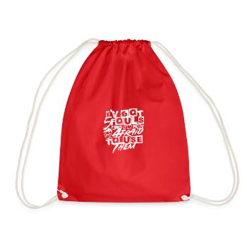 I've got 5 fouls and I'm not afraid to use them - Drawstring Bag - red - Front