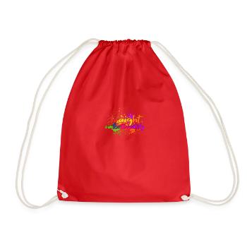 Straight Unfortunately - Pride - Drawstring Bag - red - Front