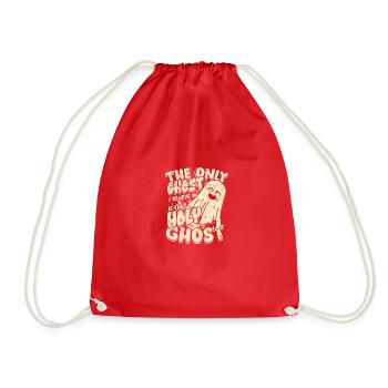 Le seul fantôme en lequel je crois - Chrétien - Sac de sport léger - rouge - Devant
