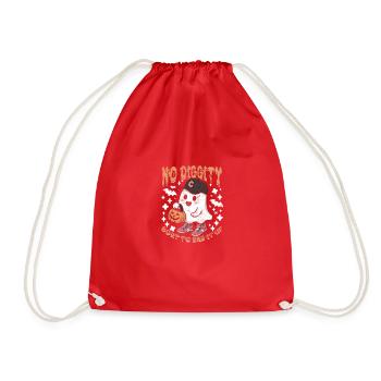 Pas de diggity bout pour l’emballer - Halloween enfants - Sac de sport léger - rouge - Devant