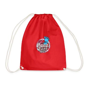 Nana t’aime - Révélation du sexe - Sac de sport léger - rouge - Devant