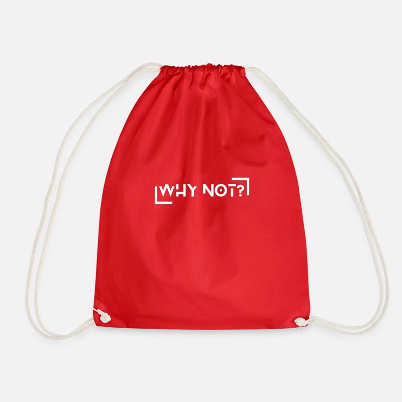 WHY NOT? - Turnbeutel - Rot