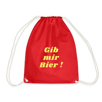 Bierdrang - Turnbeutel - Rot - Vorne