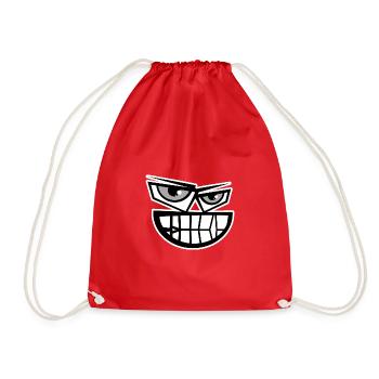 Face Comic - Sac de sport léger - rouge - Devant