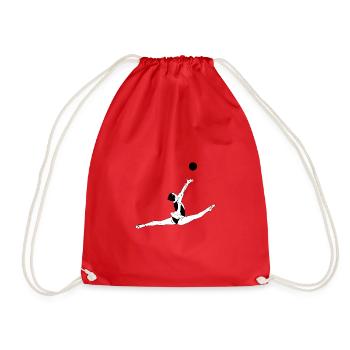 Gymnastique rythmique - ballon - gymnastique - Sac de sport léger - rouge - Devant