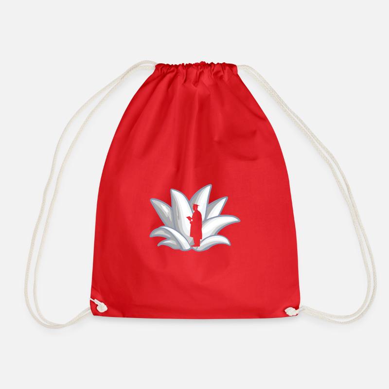 PhD Academics - Drawstring Bag - red