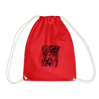 Mme Hope - Sac de sport léger - rouge - Devant