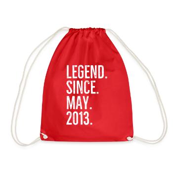 Légende depuis mai 2013 - Sac de sport léger - rouge - Devant