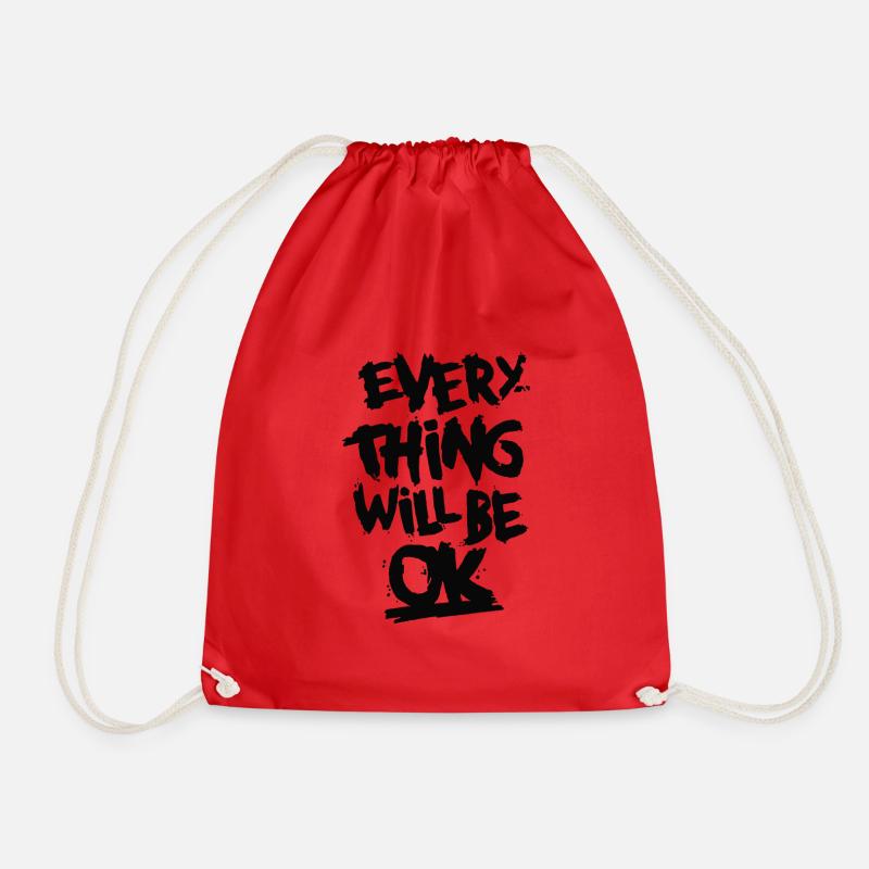 Tout ok citations - Sac de sport léger - rouge