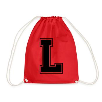 l_symbol - Turnbeutel - Rot - Vorne