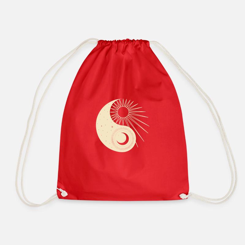 Cosmic Balance - Drawstring Bag - red