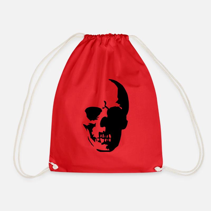 Skull Shadow - Sac de sport léger - rouge