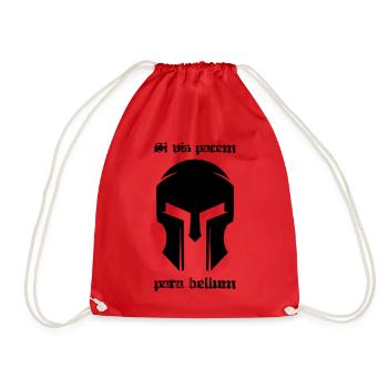 Si vis pacem para bellum - Turnbeutel - Rot - Vorne