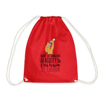 Boire ou Conduire - Labrador - Sac de sport léger - rouge - Devant