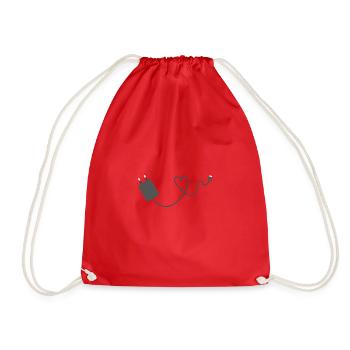Cœur DeChar câble Smartphone - Sac de sport léger - rouge - Devant