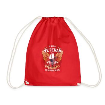 Vétéran pour toujours - Sac de sport léger - rouge - Devant